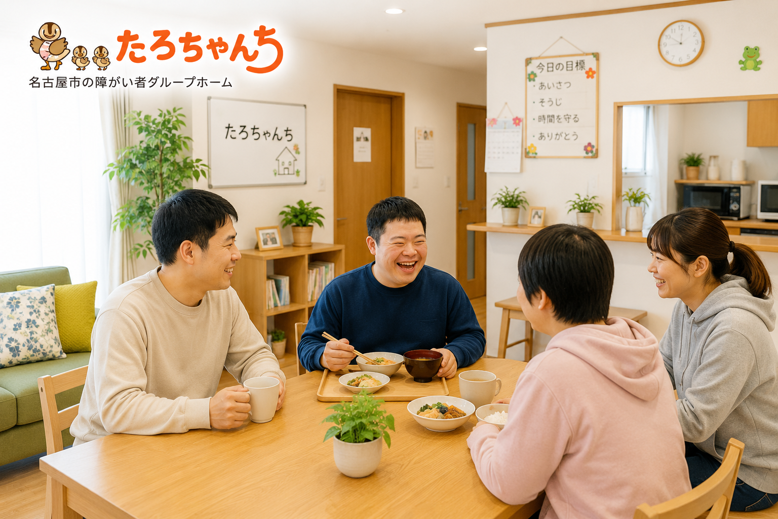 名古屋の障がい者グループホームの生活環境