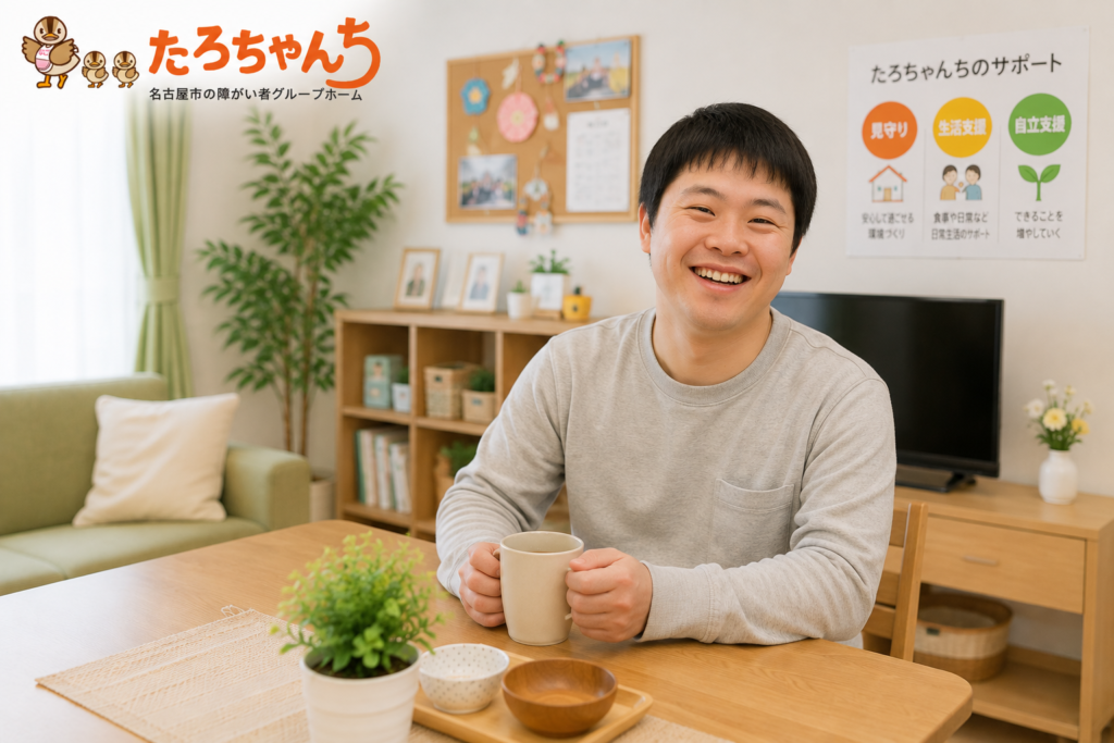 障がい者グループホームで安心して自分らしく生活する利用者